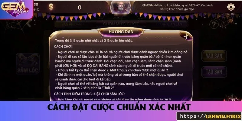 Các bước chơi bài Sâm nên nhớ