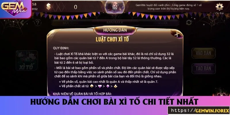 Luật chơi cùng các bước chơi xì tố cụ thể