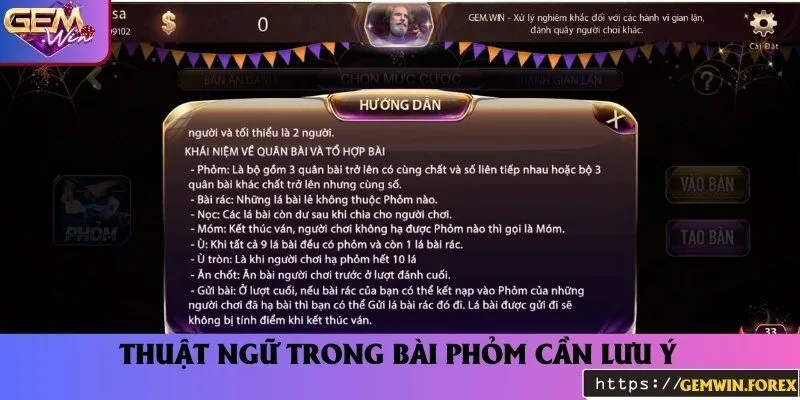 Một số thuật ngữ đặc biệt