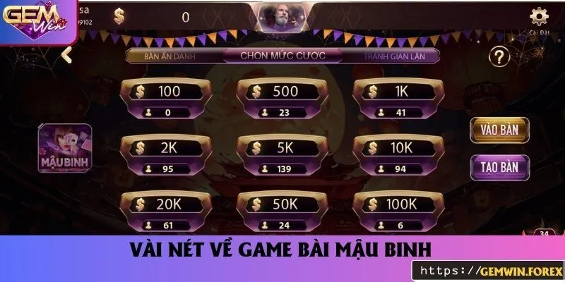 Game bài mậu binh được hiểu như thế nào?