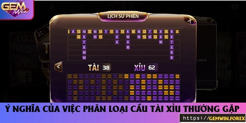 Phân loại cầu tài xỉu để làm gì?